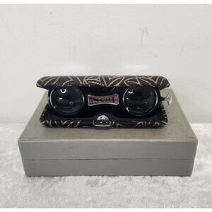 Vintage Licht Folding Black & Gold Opera Binoculars